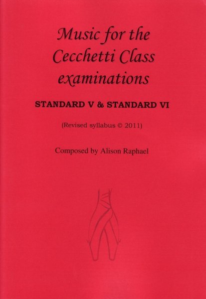 画像1: Music for the Cecchetti Class examinations : Standard V & Standard VI  楽譜 (1)
