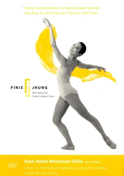 画像1: Finis Jhung レッスンDVD /ベーシック バレエ ムーヴメント スキル2： ポール・ド・ブラ、アラベスク、クッペ、ワルツステップ (1)
