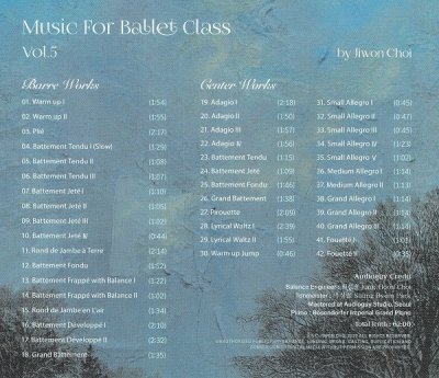 画像1: Music for Ballet Class Vol.5 　レッスンCD