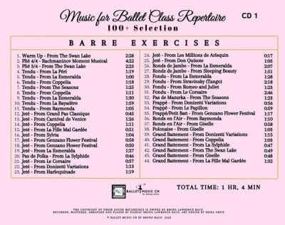 画像1: Music for Ballet Class - Repertoire Vol.1　3枚組 レッスンCD