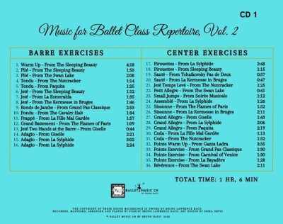 画像1: Music for Ballet Class - Repertoire Vol.2　3枚組 レッスンCD