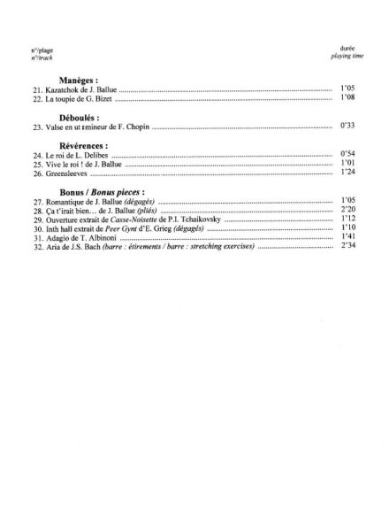 画像3: Musiques pour la Danse, Vol.2 （センター）　楽譜 (3)