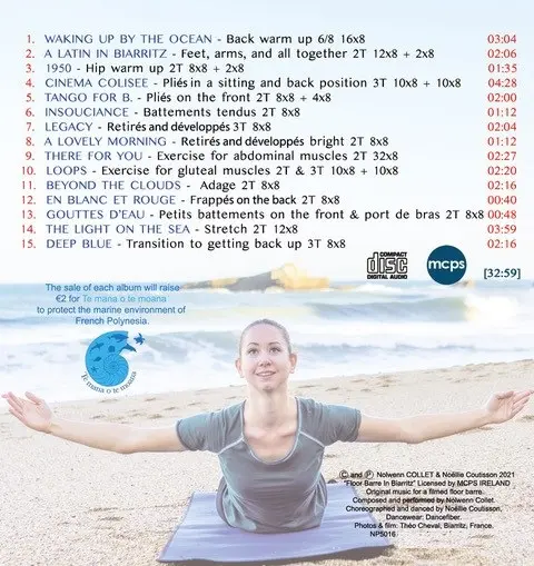 Floor Barre in Biarritz レッスンCD　トラックリスト