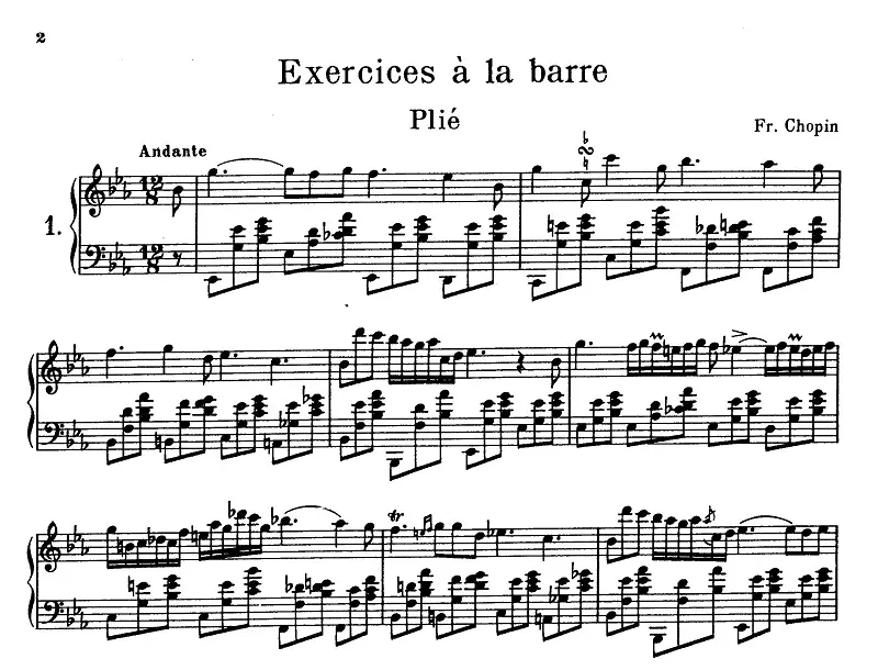 ショパン: 40 pieces selected by Agda Skjerne 楽譜サンプル