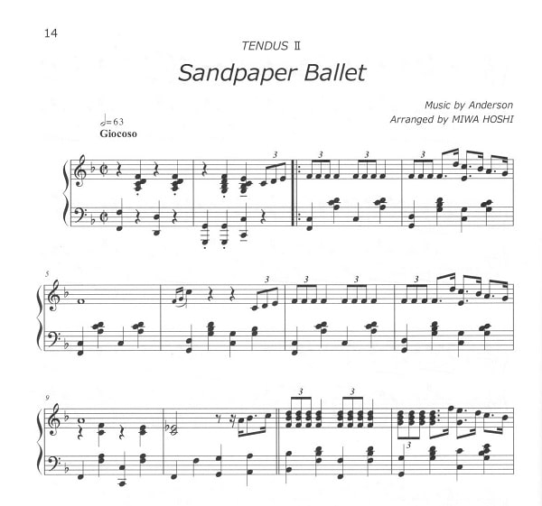 Music for Ballet Class Vol.2 バレエレッスン楽譜