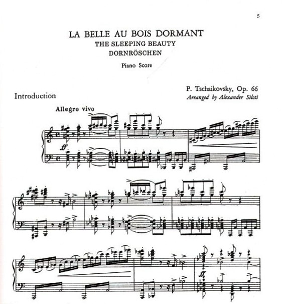 眠りの森の美女 全幕 楽譜 - ミュゼ・ドュ・バレエ